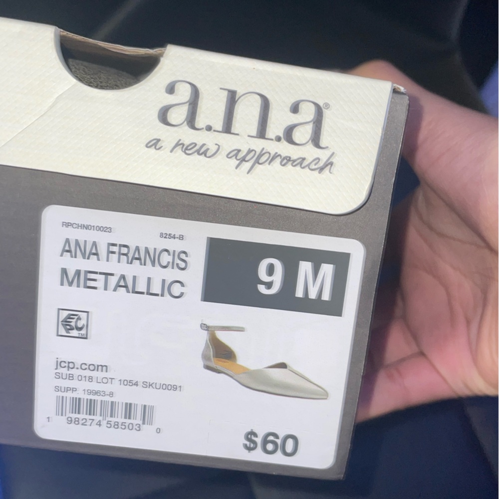 a.n.a Metallic gold Pointed Toe Heels - Picture 5 of 5